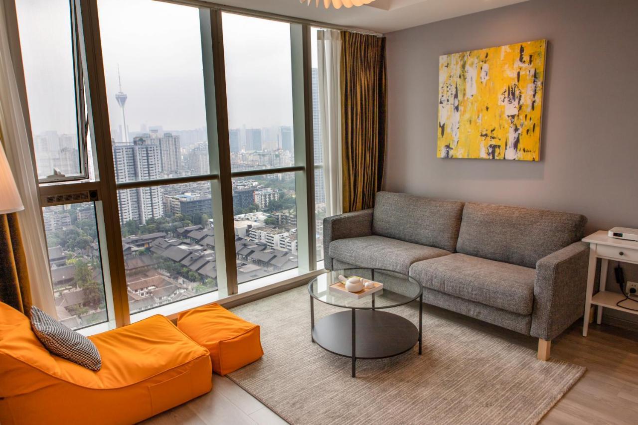 S6 Service Apartment（Chengdu Chunxi Road Taikoo Li Branch） Buitenkant foto